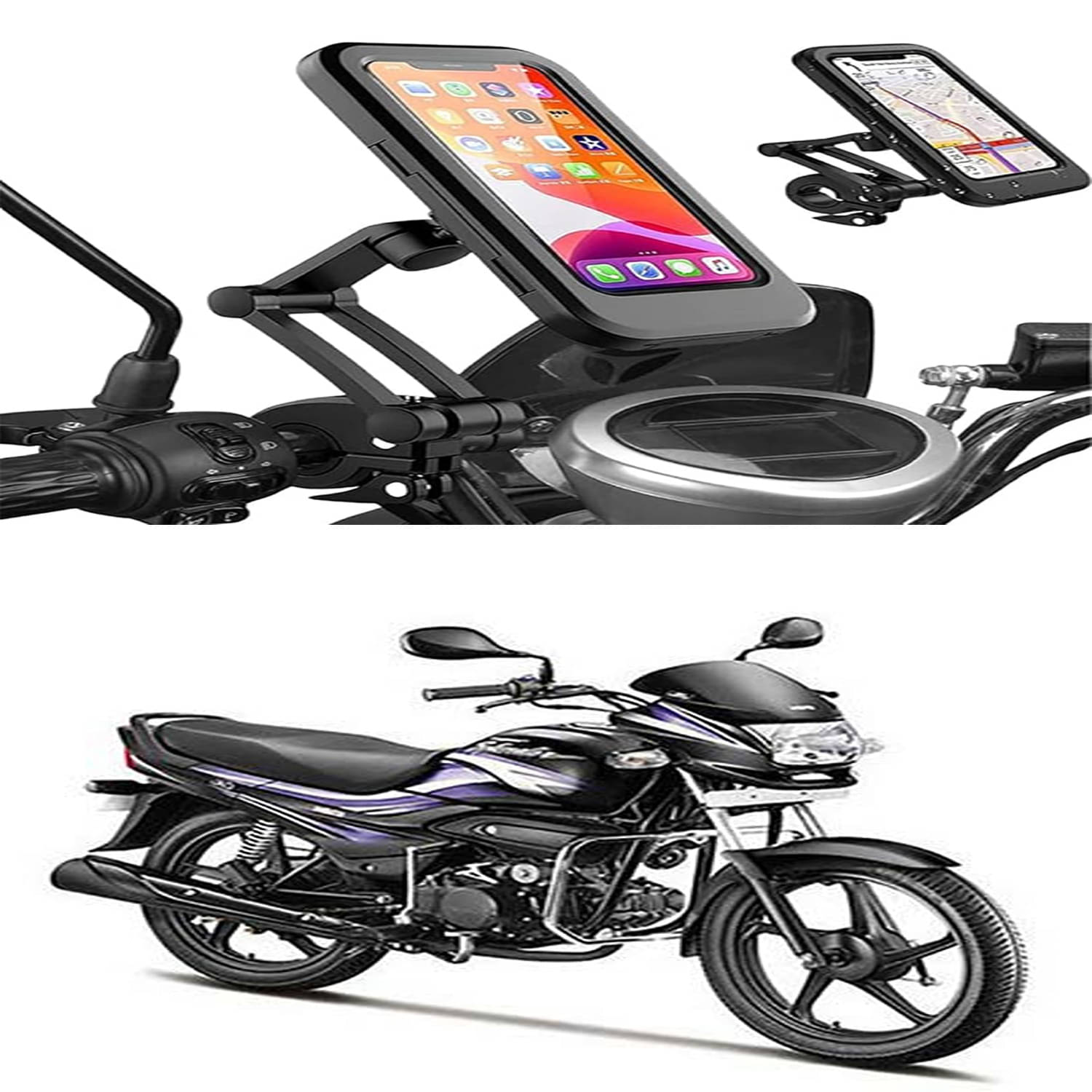     			MS Wholesellar Waterproof Handlebar Phone Mount with Touchscreen Compati...
