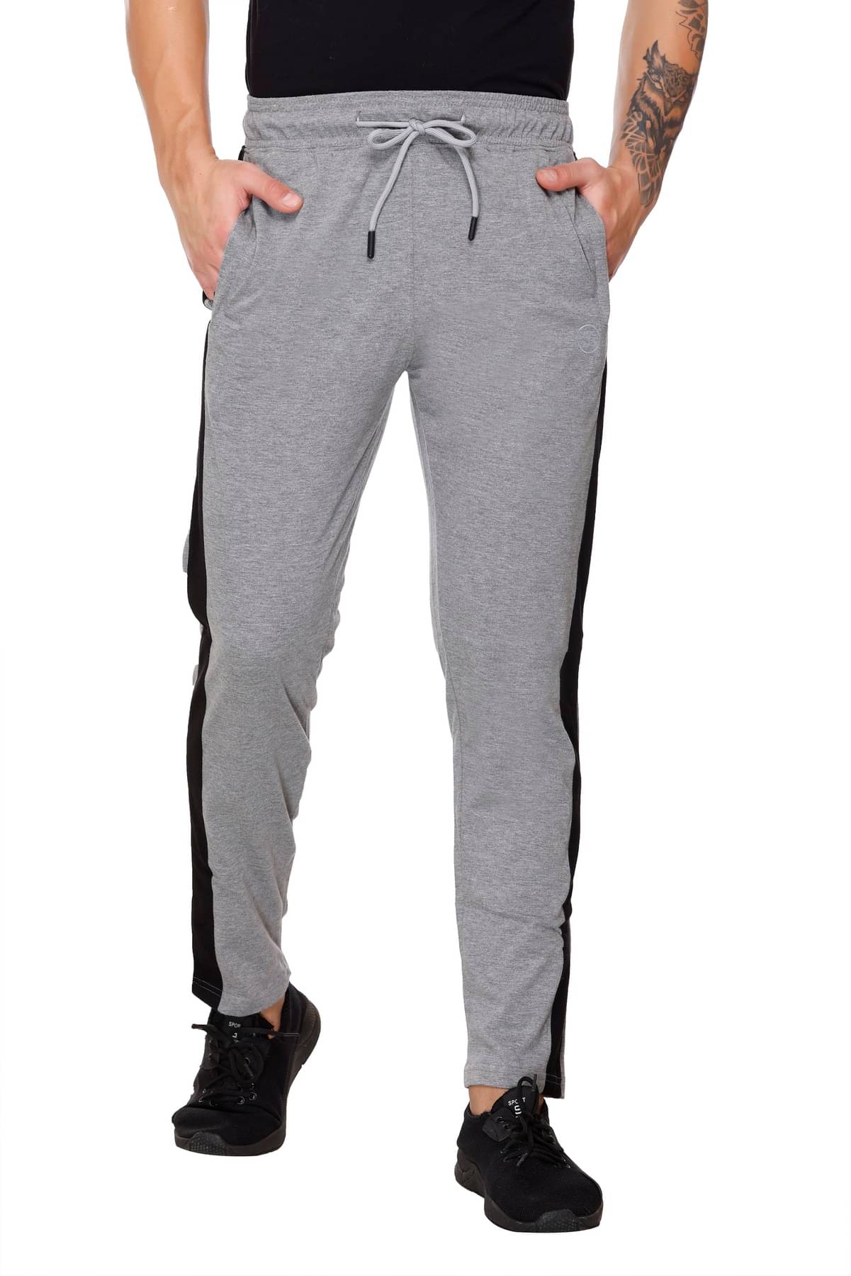 MattZig Grey Cotton Blend Men's Trackpants ( Pack of 1 )     			MattZig Grey Cotton Blend Men's Trackpants ( Pack of 1 )