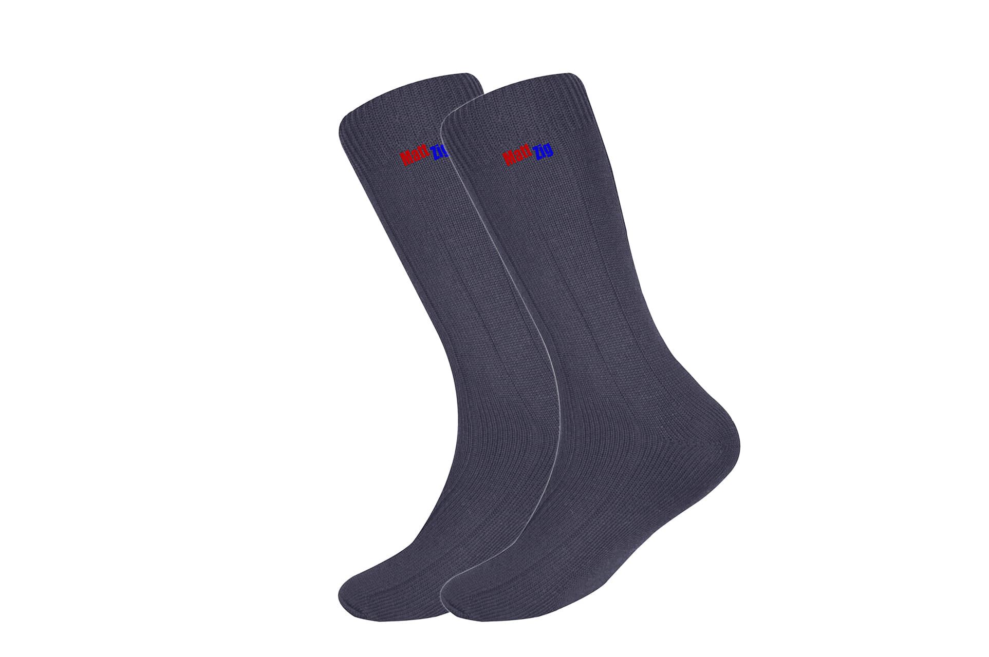 MattZig Pack of 1 Men's Cotton Blend Full Length Socks ( Dark Grey )     			MattZig Pack of 1 Men's Cotton Blend Full Length Socks ( Dark Grey )