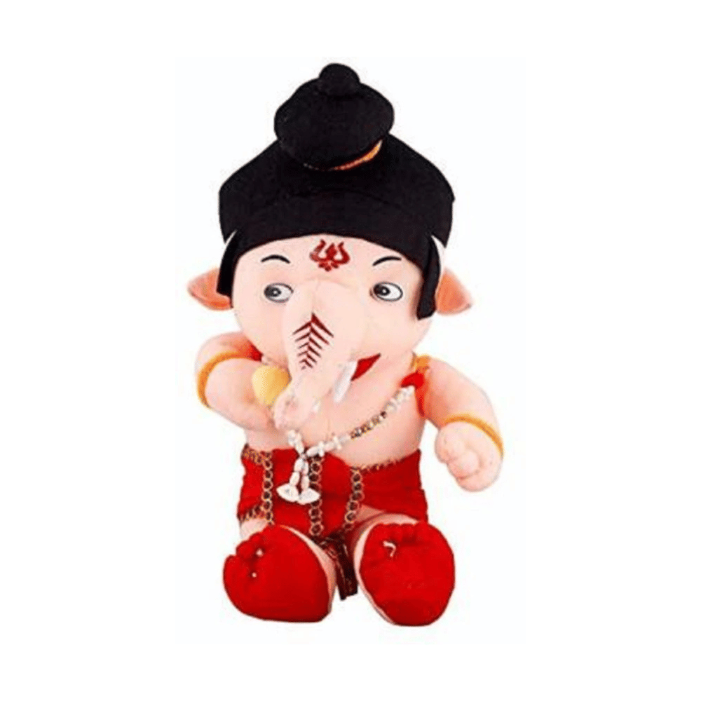     			Minijoy Ganesh Ji Soft Toy 20cm | Cute Lord Ganesha Plush Doll for Kids | Devotional Gift