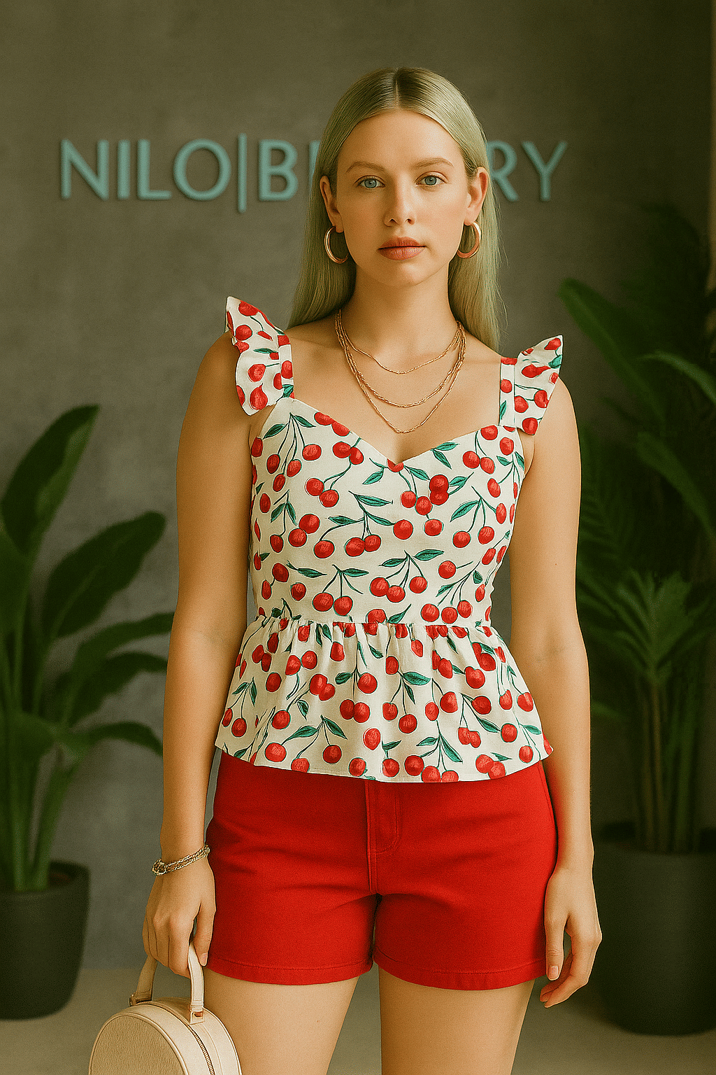NiloBerry Women's Cotton Crop Top ( White )     			NiloBerry Women's Cotton Crop Top ( White )