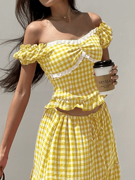 Quintessentials Women's Cotton Regular Top ( Yellow ) Quintessentials Women's Cotton Regular Top ( Yellow )