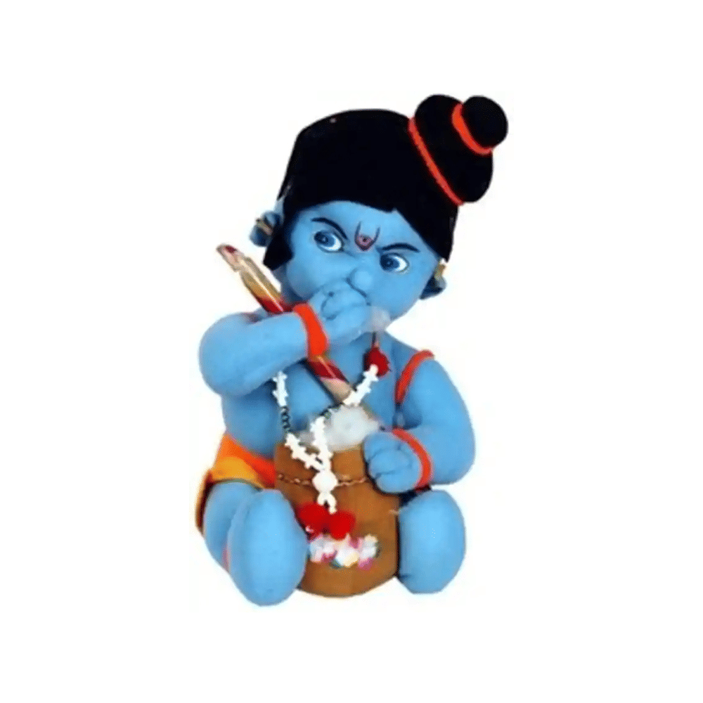     			Soft Krishna Ji 20cm Plush Toy for Kids | Adorable Lord Krishna Stuffed Doll | Perfect Gift & Devotional