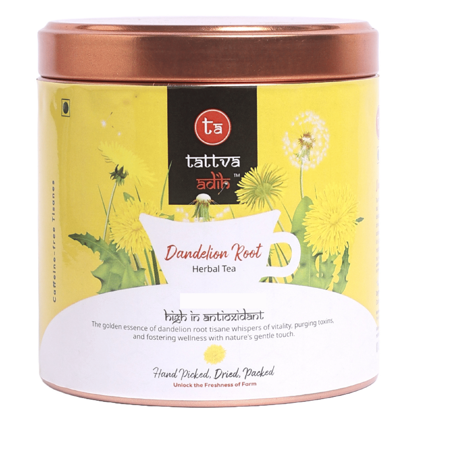     			Tattva Adih Dandelion Tea Loose Leaf 50 gm