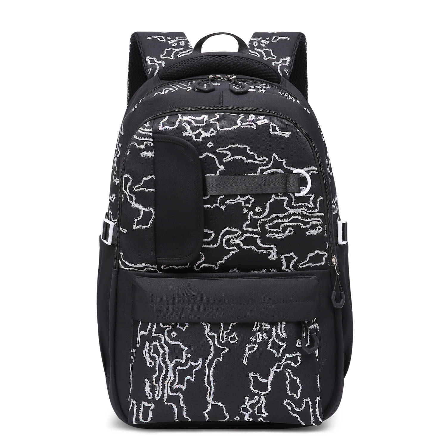 Tinytot Black Polyester Backpack For Kids Tinytot Black Polyester Backpack For Kids