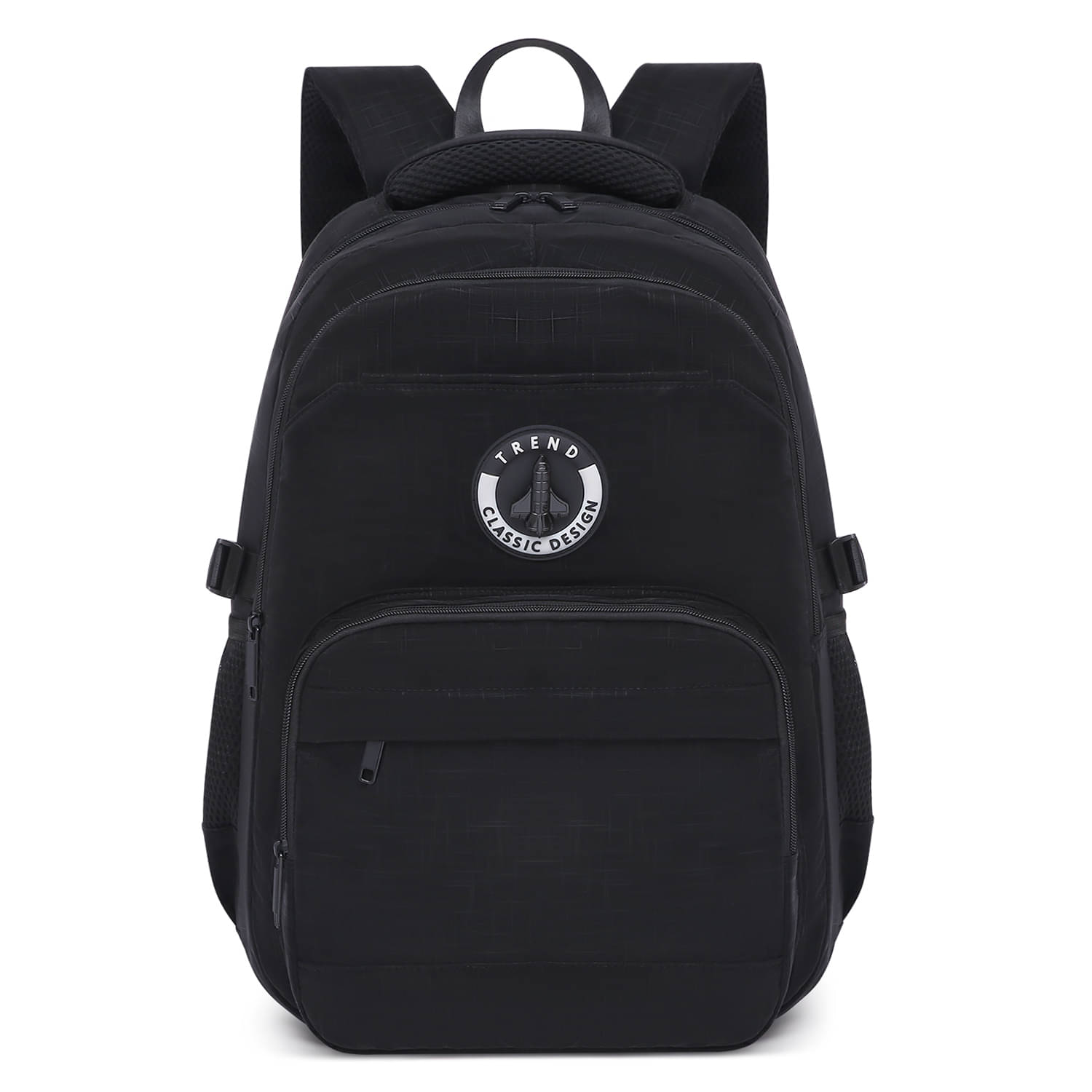     			Tinytot Black Polyester Backpack For Kids