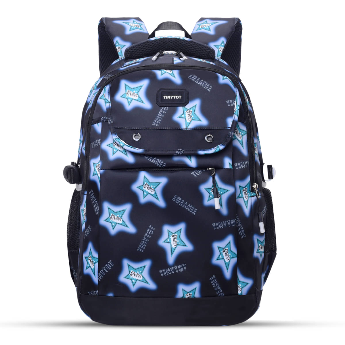 Tinytot Black Polyester Backpack For Kids Tinytot Black Polyester Backpack For Kids