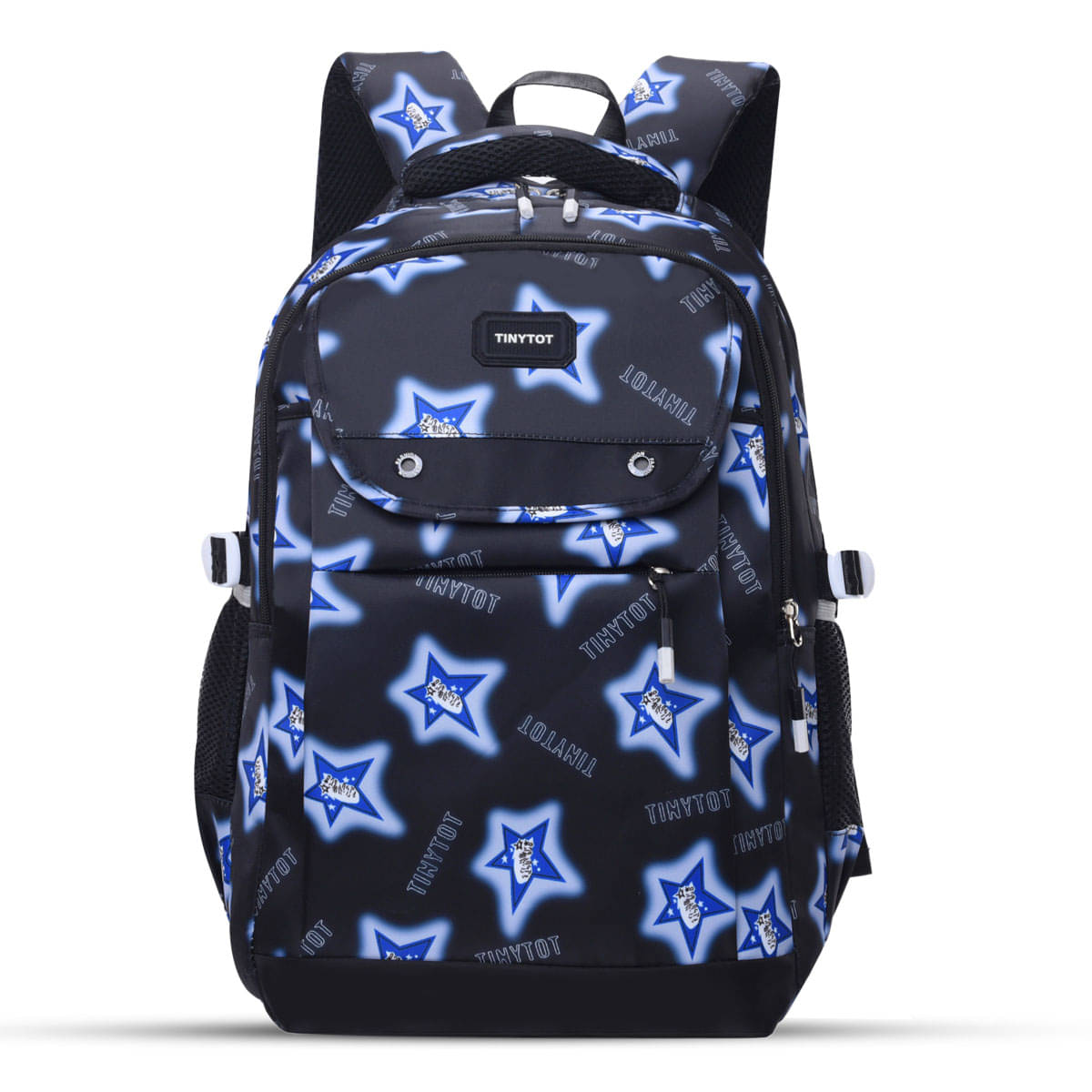     			Tinytot Black Polyester Backpack For Kids