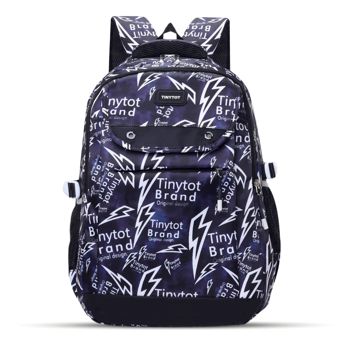     			Tinytot Black Polyester Backpack For Kids
