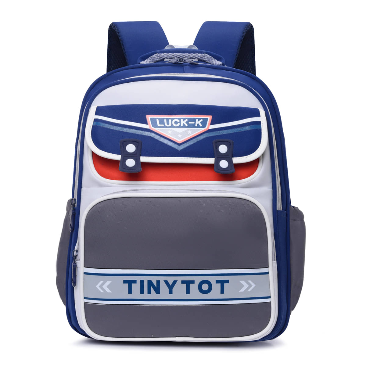     			Tinytot Blue Polyester Backpack For Kids