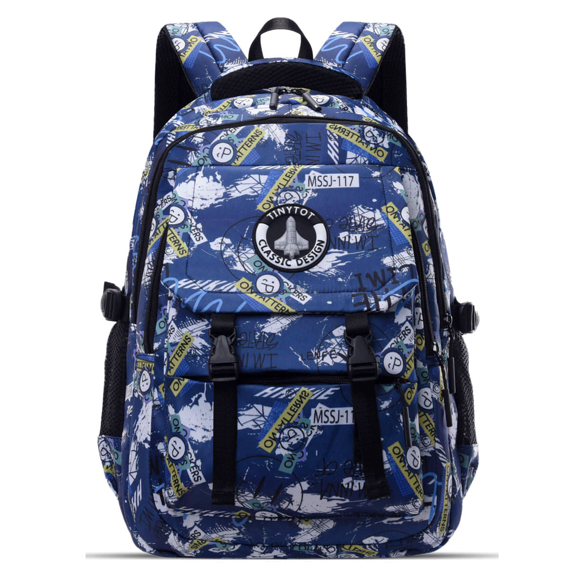Tinytot Blue Polyester Backpack For Kids Tinytot Blue Polyester Backpack For Kids