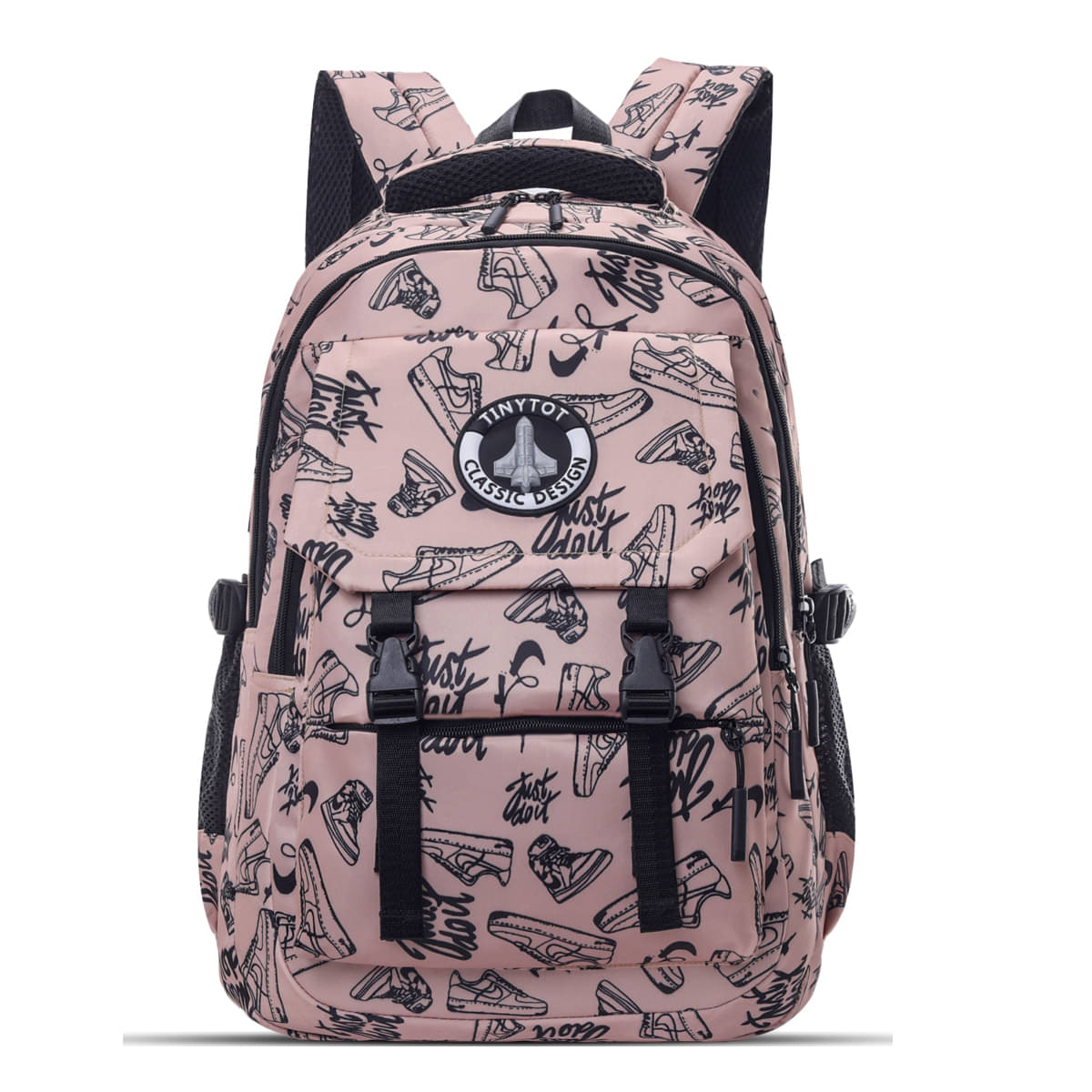 Tinytot Brown Polyester Backpack For Kids Tinytot Brown Polyester Backpack For Kids