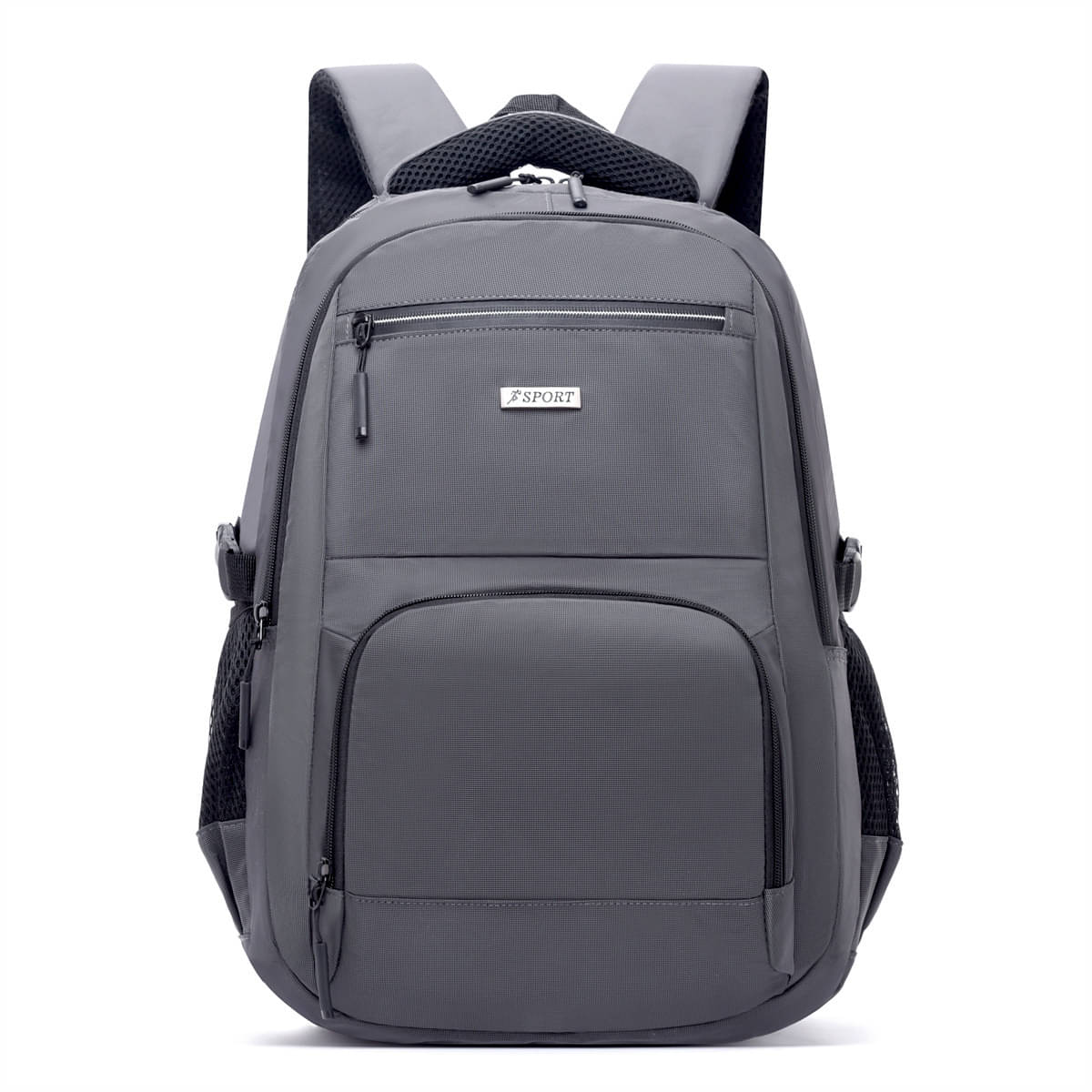     			Tinytot Grey Polyester Backpack For Kids