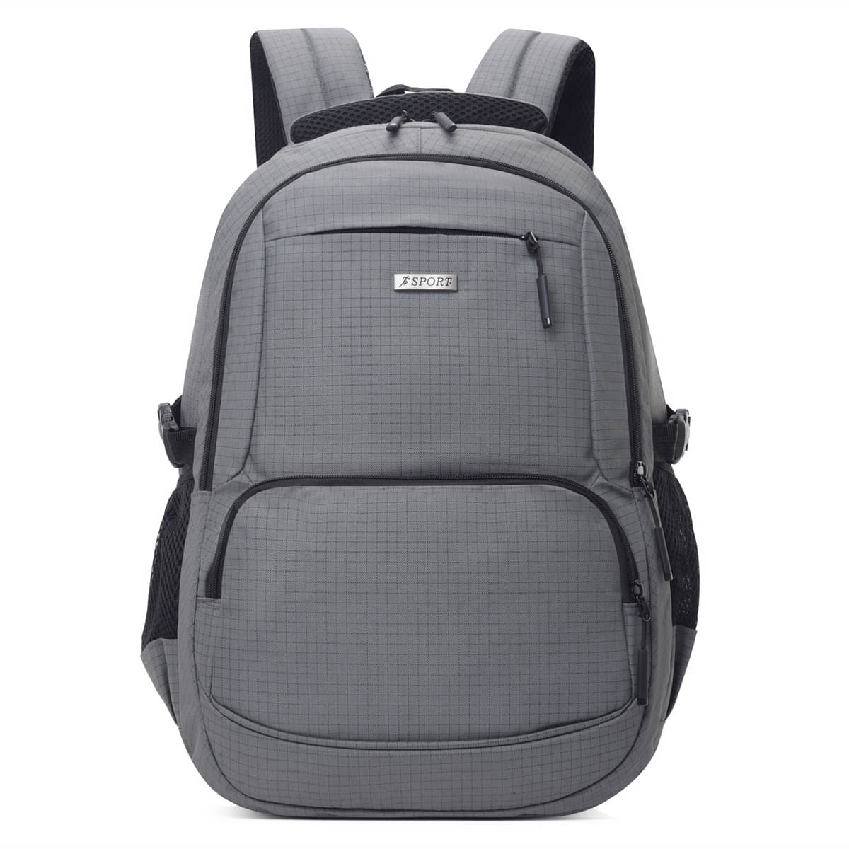 Tinytot Grey Polyester Backpack For Kids Tinytot Grey Polyester Backpack For Kids