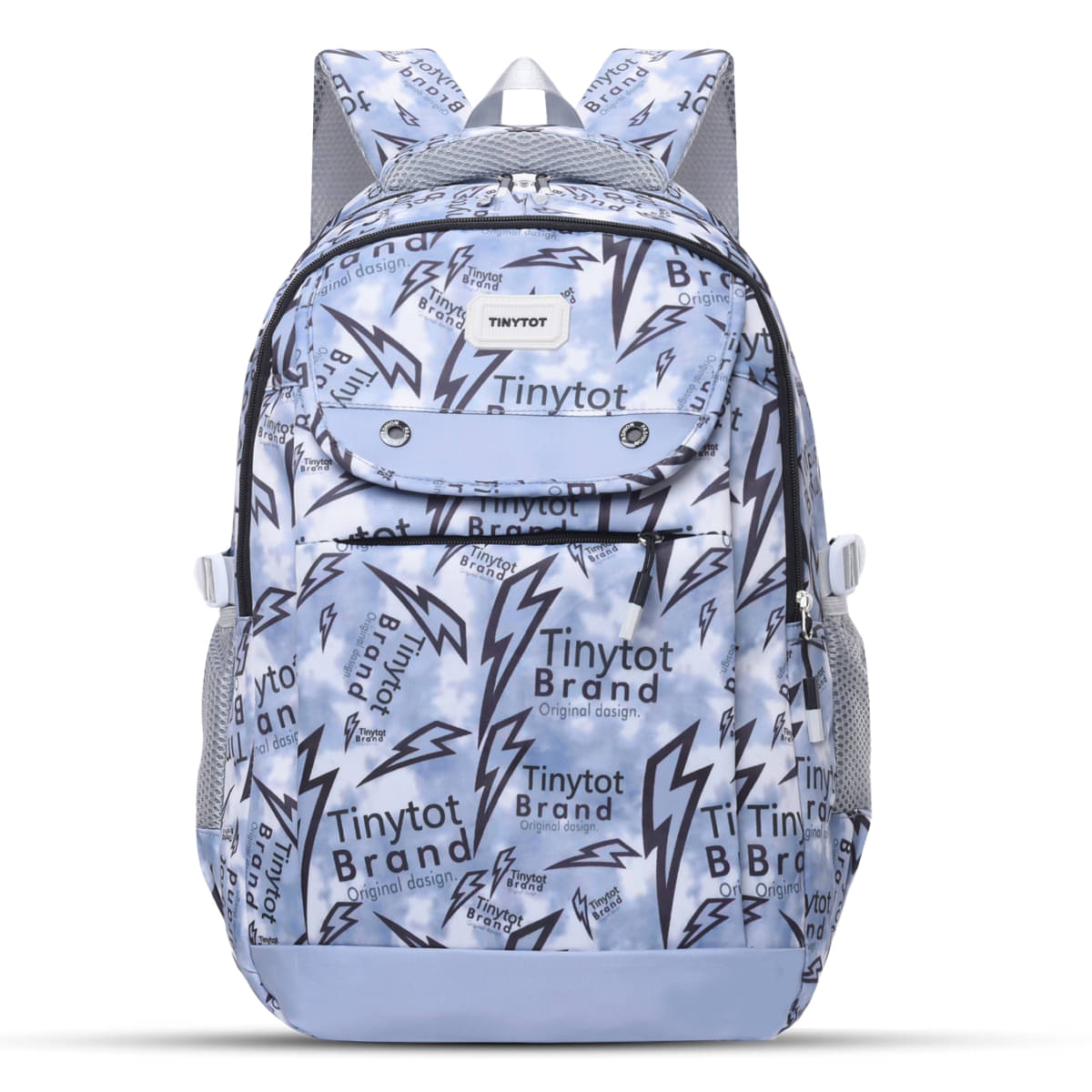     			Tinytot Light Blue Polyester Backpack For Kids
