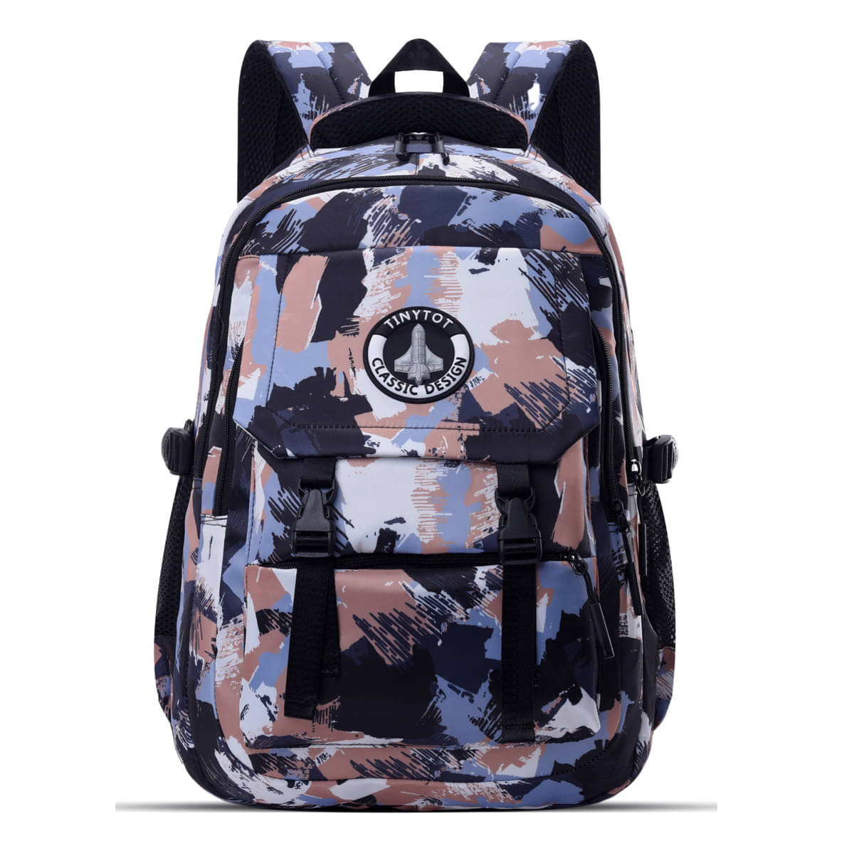     			Tinytot Multi Color Polyester Backpack For Kids