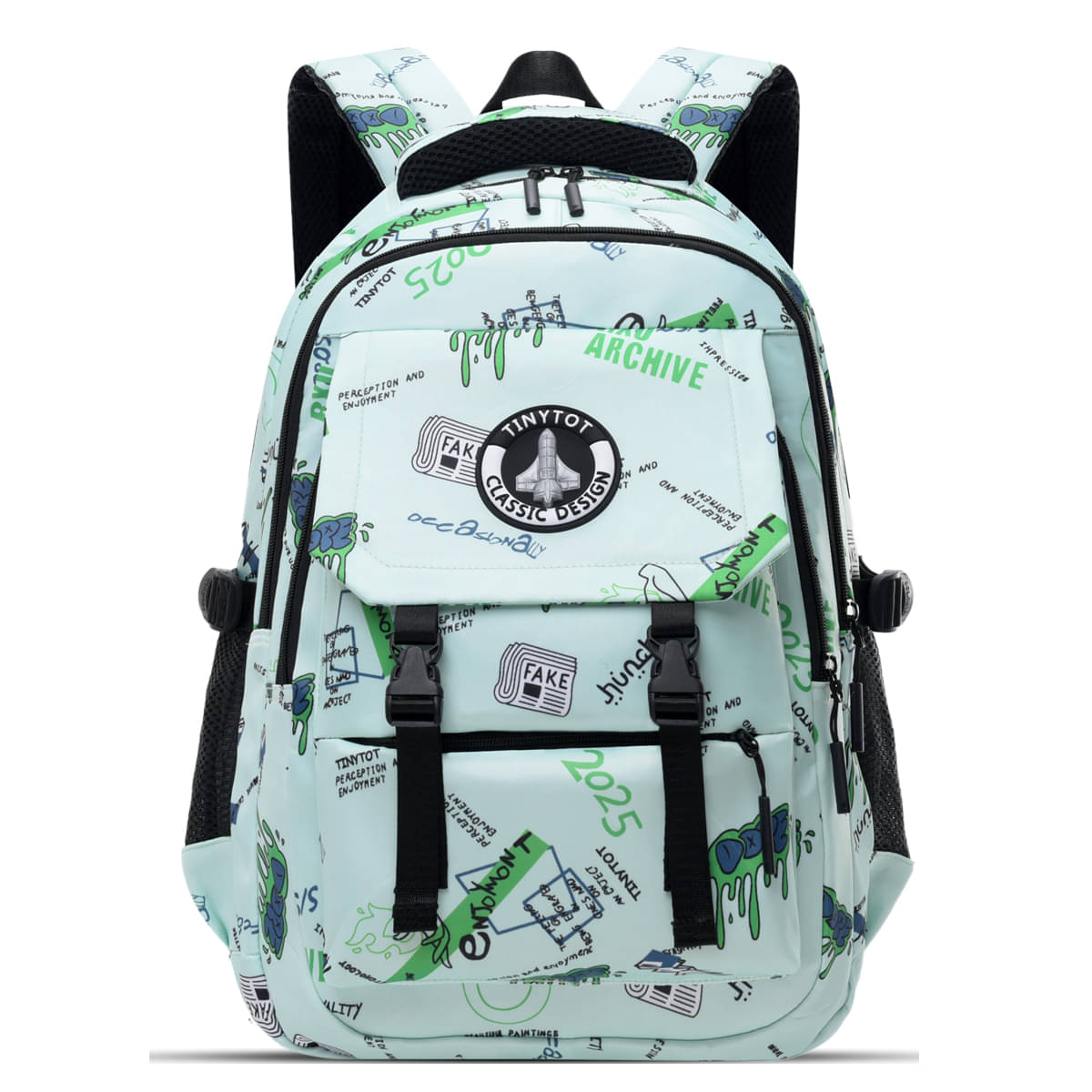 Tinytot Multi Color Polyester Backpack For Kids Tinytot Multi Color Polyester Backpack For Kids