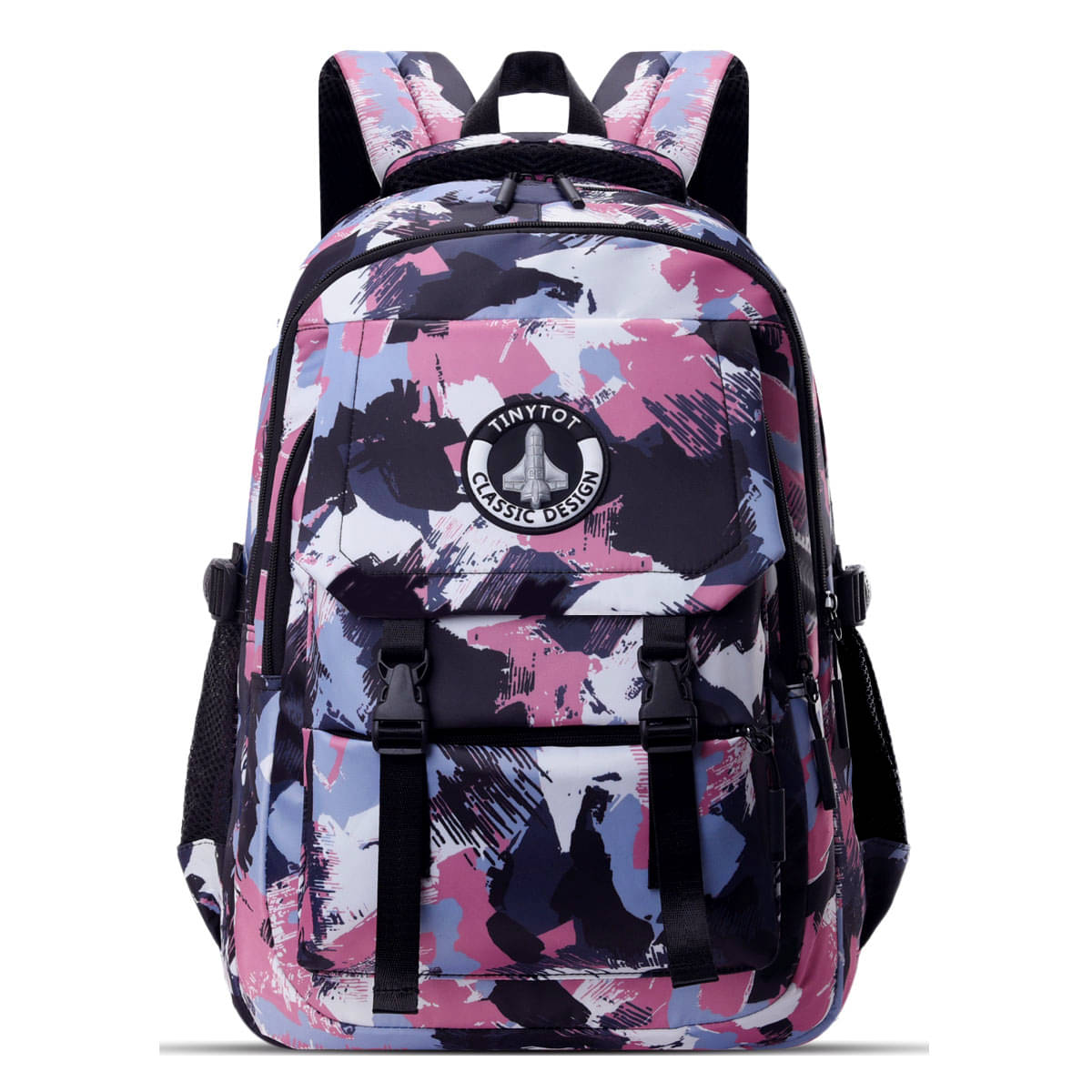 Tinytot Multi Color Polyester Backpack For Kids Tinytot Multi Color Polyester Backpack For Kids