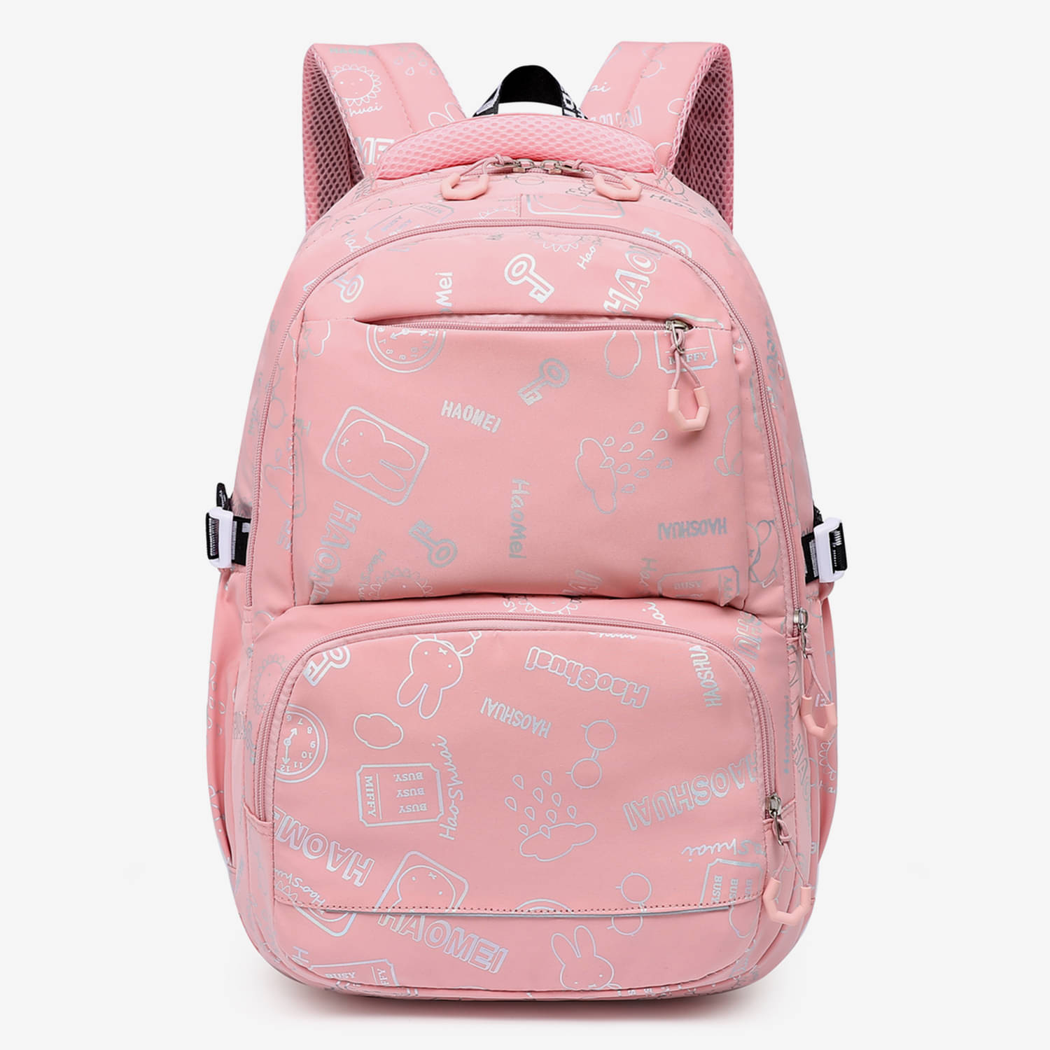 Tinytot Peach Polyester Backpack For Kids Tinytot Peach Polyester Backpack For Kids