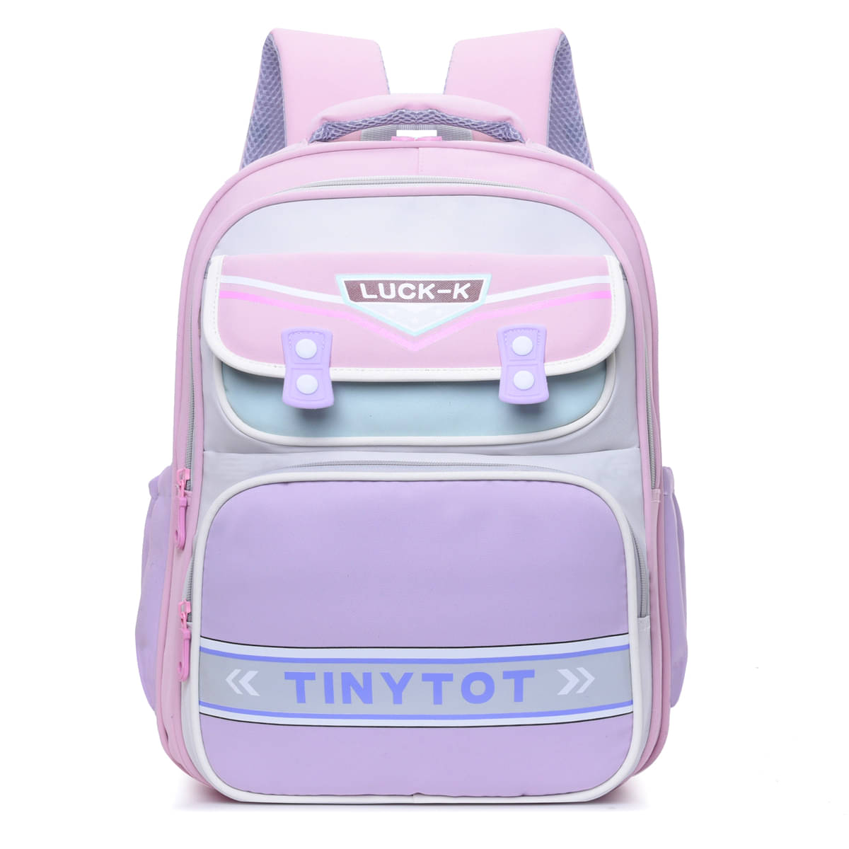 Tinytot Pink Polyester Backpack For Kids Tinytot Pink Polyester Backpack For Kids