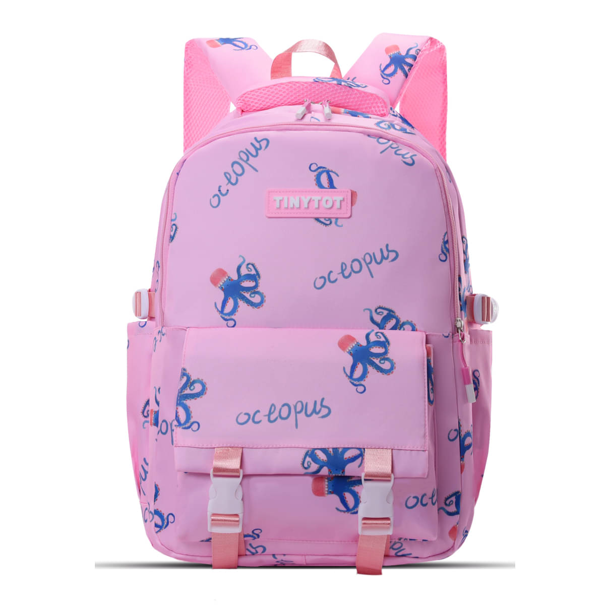     			Tinytot Pink Polyester Backpack For Kids