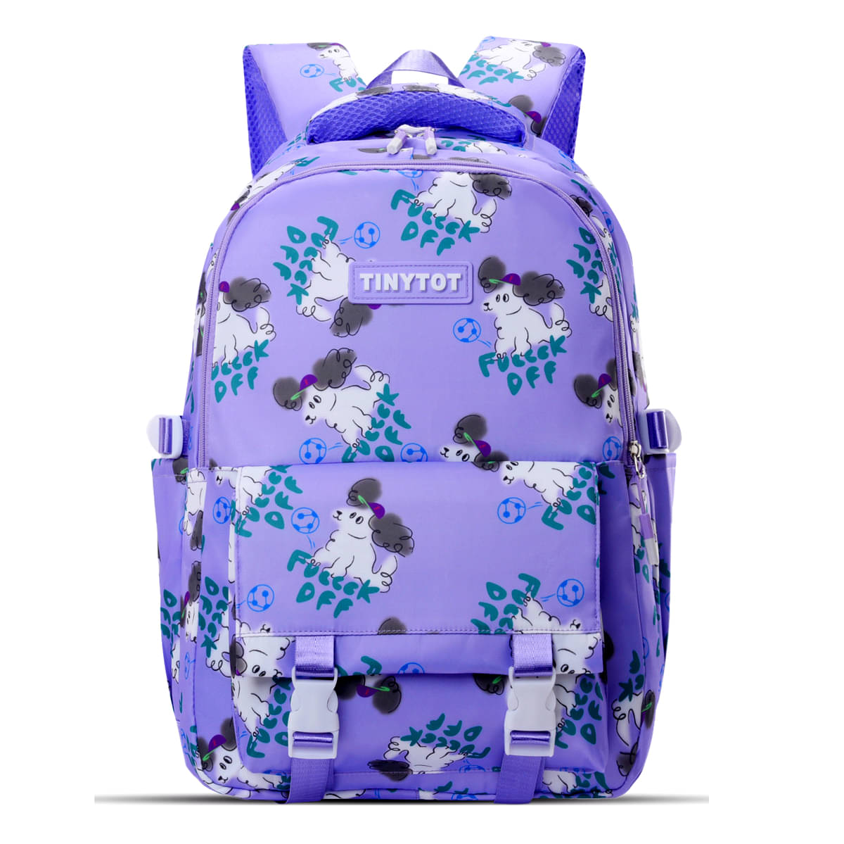 Tinytot Purple Polyester Backpack For Kids Tinytot Purple Polyester Backpack For Kids