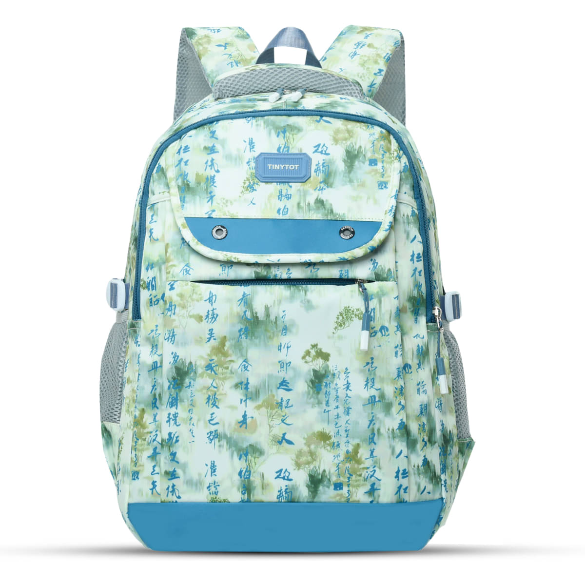     			Tinytot Turquoise Polyester Backpack For Kids