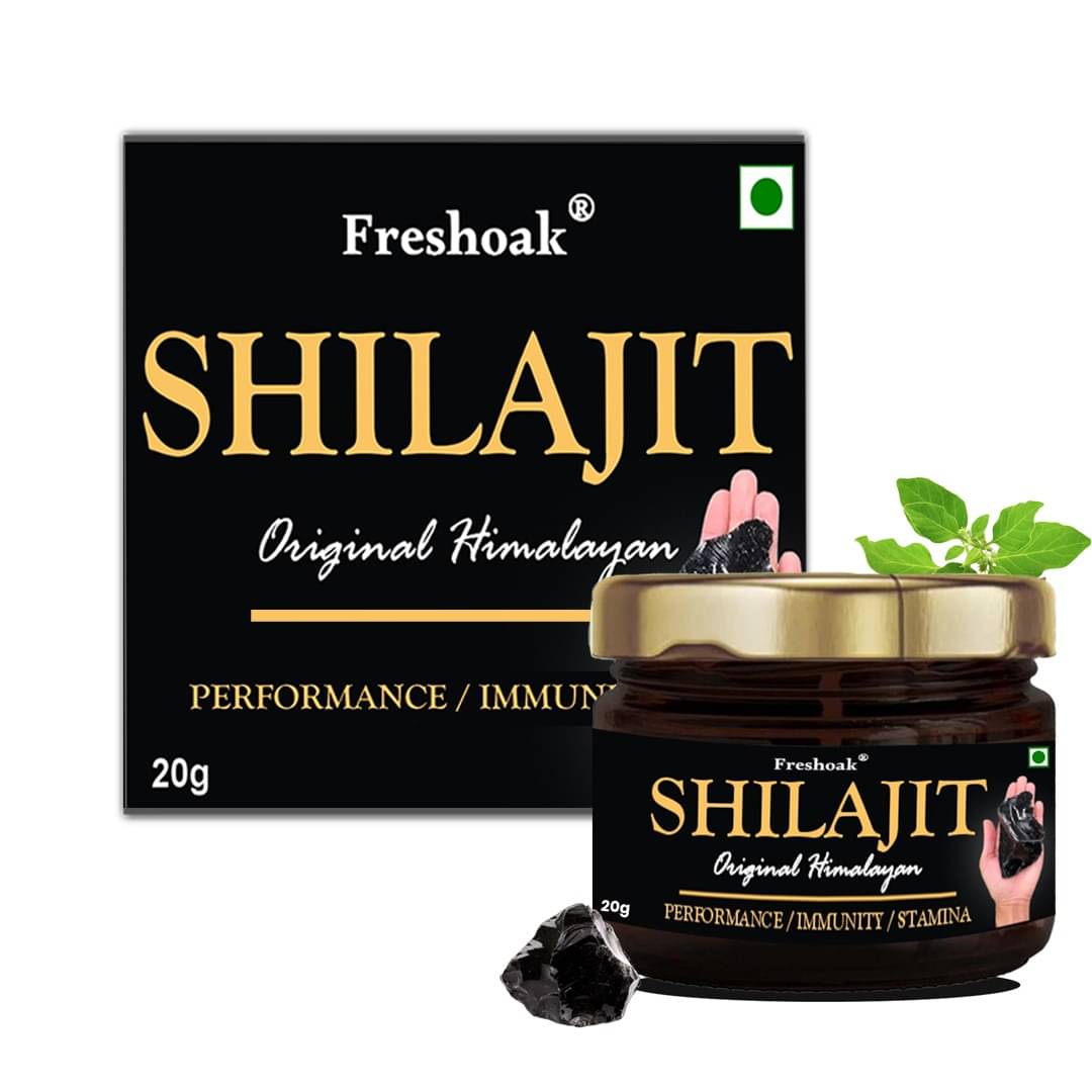     			freshoak Pure Himalayan Shilajit Resin | Rich in Fulvic Acid | Increase Power & Stamina  (20 g)