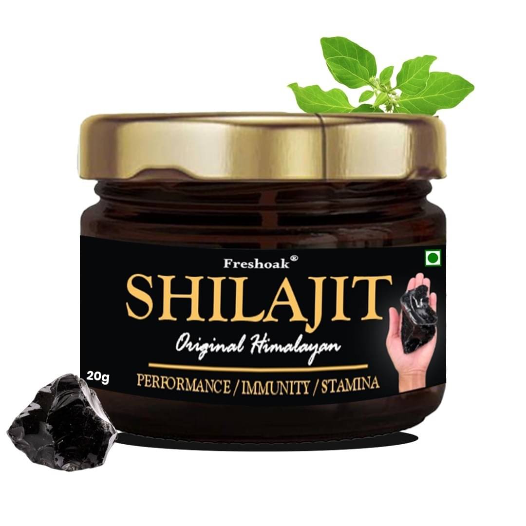 freshoak Pure Himalayan Shilajit Resin | Rich in Fulvic Acid | Increase Power & Stamina (20 g) freshoak Pure Himalayan Shilajit Resin | Rich in Fulvic Acid | Increase Power & Stamina (20 g)