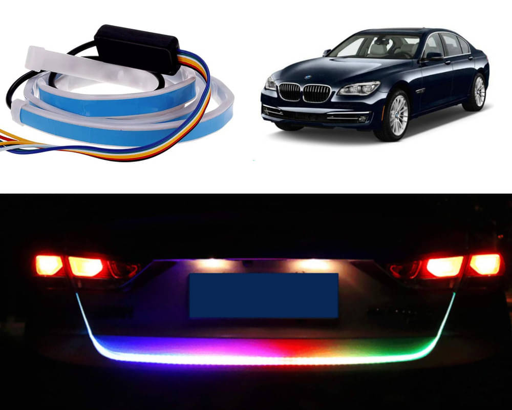 48Inch Ice Blue & Red DRL LED Brake with Side Turn Signal & Parking Indication Trunk,Boot,Dicky Light For 7 Series 48Inch Ice Blue & Red DRL LED Brake with Side Turn Signal & Parking Indication Trunk,Boot,Dicky Light For 7 Series