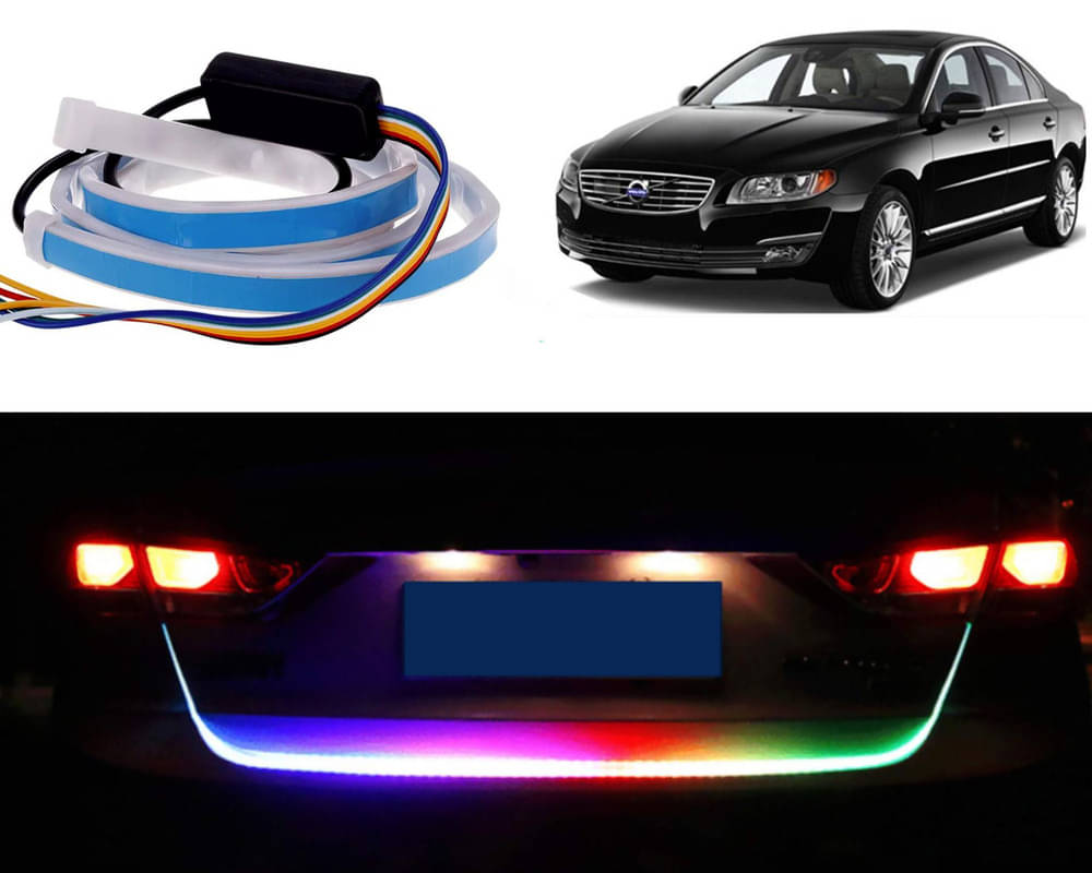 48Inch Ice Blue & Red DRL LED Brake with Side Turn Signal & Parking Indication Trunk,Boot,Dicky Light For S80     			48Inch Ice Blue & Red DRL LED Brake with Side Turn Signal & Parking Indication Trunk,Boot,Dicky Light For S80