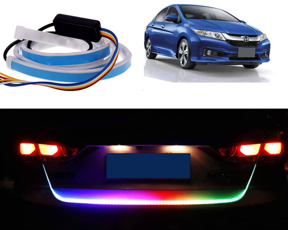 48Inch Ice Blue & Red DRL LED Brake with Side Turn Signal & Parking Indication Trunk,Boot,Dicky Light For City New 48Inch Ice Blue & Red DRL LED Brake with Side Turn Signal & Parking Indication Trunk,Boot,Dicky Light For City New