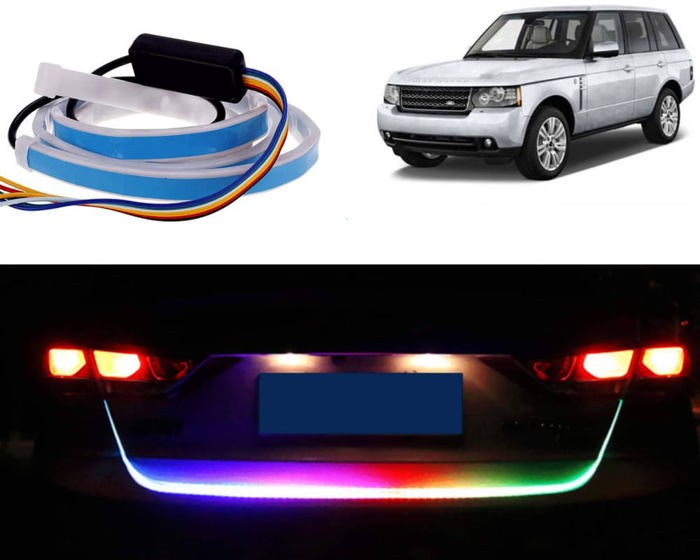 48Inch Ice Blue & Red DRL LED Brake with Side Turn Signal & Parking Indication Trunk,Boot,Dicky Light For Rover Sport 48Inch Ice Blue & Red DRL LED Brake with Side Turn Signal & Parking Indication Trunk,Boot,Dicky Light For Rover Sport