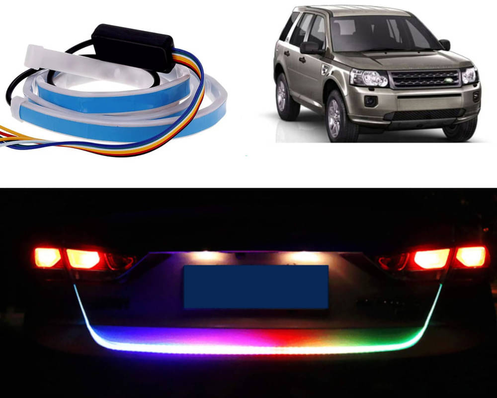 48Inch Ice Blue & Red DRL LED Brake with Side Turn Signal & Parking Indication Trunk,Boot,Dicky Light For FREELANDER 2 48Inch Ice Blue & Red DRL LED Brake with Side Turn Signal & Parking Indication Trunk,Boot,Dicky Light For FREELANDER 2