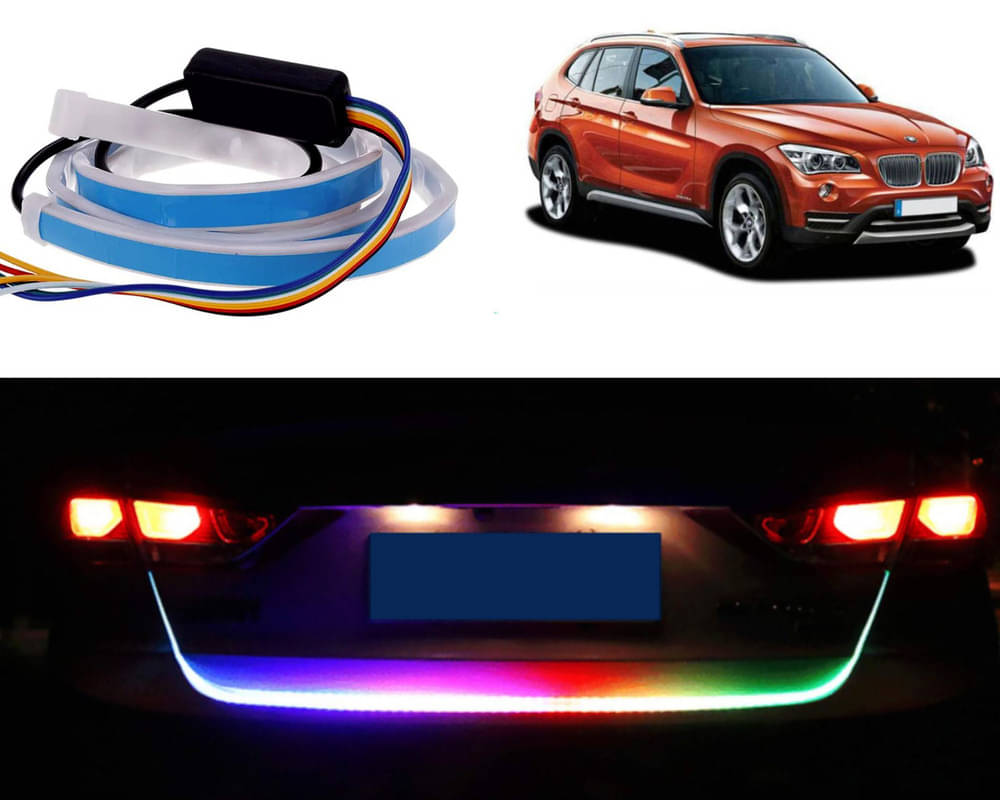 48Inch Ice Blue & Red DRL LED Brake with Side Turn Signal & Parking Indication Trunk,Boot,Dicky Light For X1     			48Inch Ice Blue & Red DRL LED Brake with Side Turn Signal & Parking Indication Trunk,Boot,Dicky Light For X1