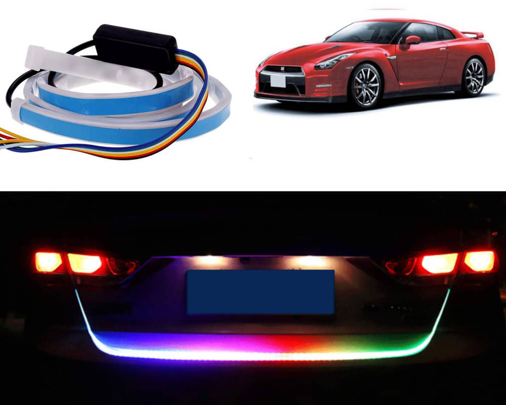 48Inch Ice Blue & Red DRL LED Brake with Side Turn Signal & Parking Indication Trunk,Boot,Dicky Light For GT-R 48Inch Ice Blue & Red DRL LED Brake with Side Turn Signal & Parking Indication Trunk,Boot,Dicky Light For GT-R