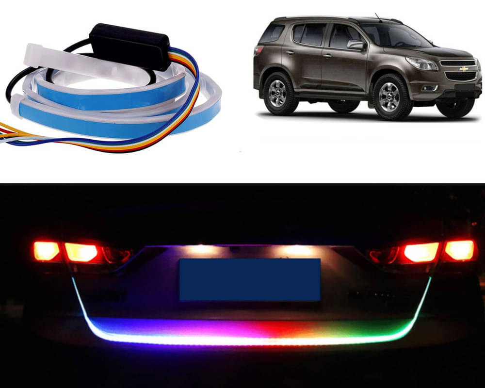 48Inch Ice Blue & Red DRL LED Brake with Side Turn Signal & Parking Indication Trunk,Boot,Dicky Light For Trailblazer     			48Inch Ice Blue & Red DRL LED Brake with Side Turn Signal & Parking Indication Trunk,Boot,Dicky Light For Trailblazer