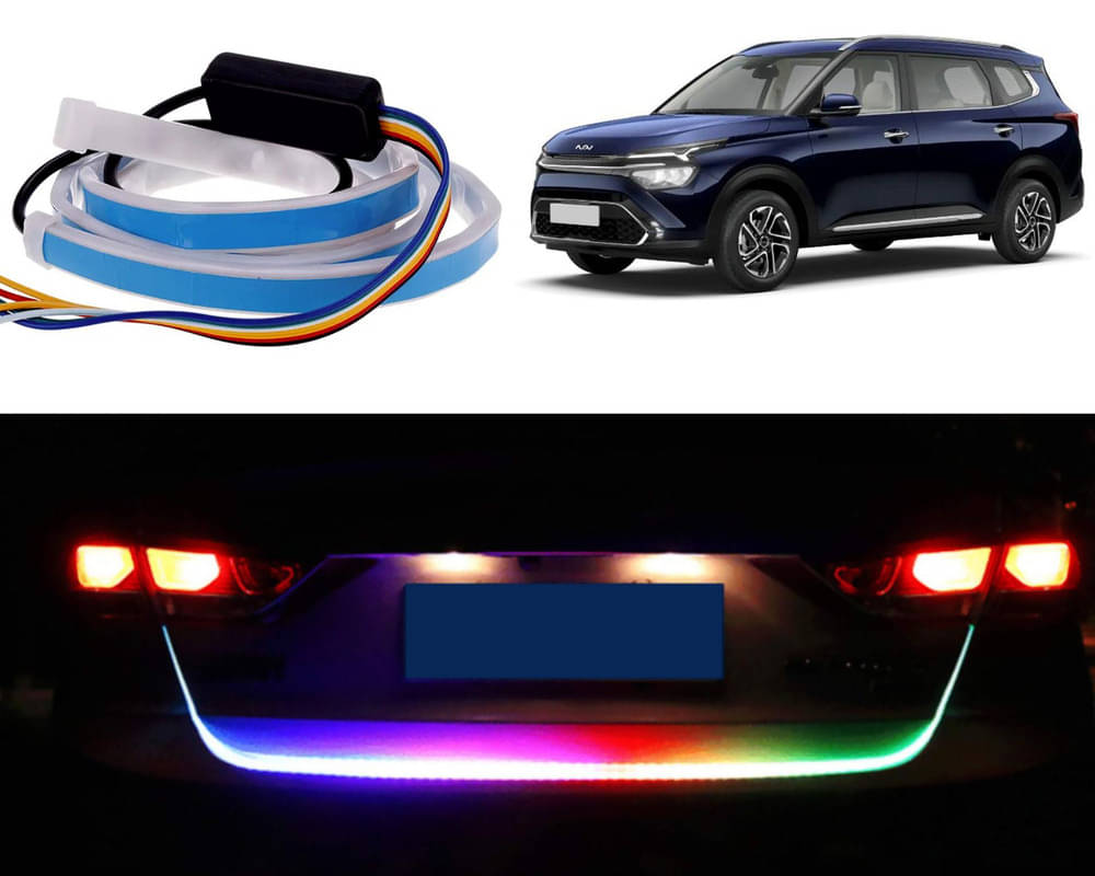 48Inch Ice Blue & Red DRL LED Brake with Side Turn Signal & Parking Indication Trunk,Boot,Dicky Light For Carnes 48Inch Ice Blue & Red DRL LED Brake with Side Turn Signal & Parking Indication Trunk,Boot,Dicky Light For Carnes