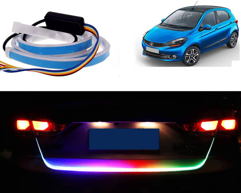 48Inch Ice Blue & Red DRL LED Brake with Side Turn Signal & Parking Indication Trunk,Boot,Dicky Light For Tiago 2019 48Inch Ice Blue & Red DRL LED Brake with Side Turn Signal & Parking Indication Trunk,Boot,Dicky Light For Tiago 2019