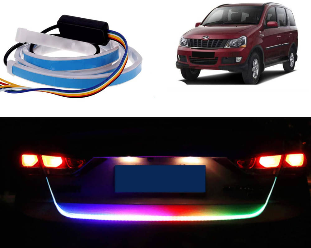     			48Inch Ice Blue & Red DRL LED Brake with Side Turn Signal & Parking Indication Trunk,Boot,Dicky Light For Xylo