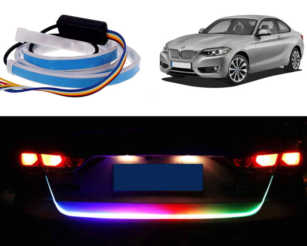 48Inch Ice Blue & Red DRL LED Brake with Side Turn Signal & Parking Indication Trunk,Boot,Dicky Light For 2 Series 48Inch Ice Blue & Red DRL LED Brake with Side Turn Signal & Parking Indication Trunk,Boot,Dicky Light For 2 Series