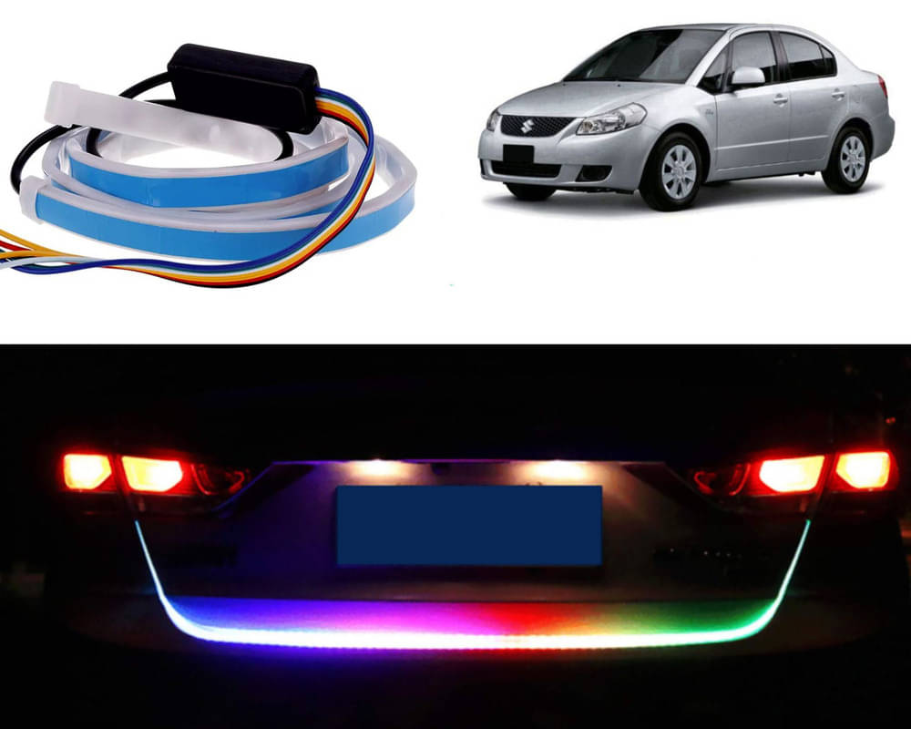     			48Inch Ice Blue & Red DRL LED Brake with Side Turn Signal & Parking Indication Trunk,Boot,Dicky Light For SX4