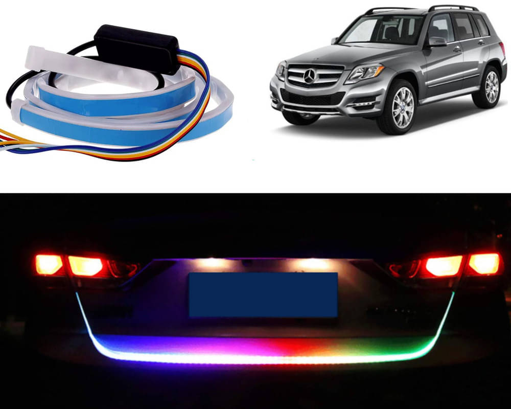     			48Inch Ice Blue & Red DRL LED Brake with Side Turn Signal & Parking Indication Trunk,Boot,Dicky Light For Benz GLK-Class