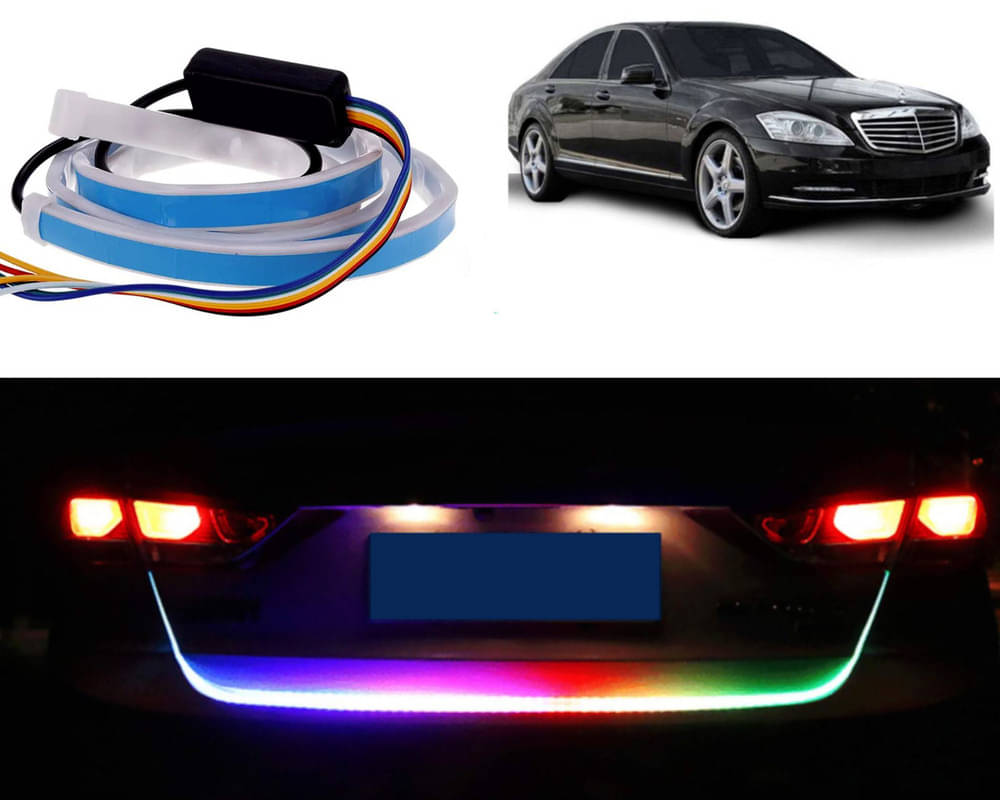48Inch Ice Blue & Red DRL LED Brake with Side Turn Signal & Parking Indication Trunk,Boot,Dicky Light For Benz S320     			48Inch Ice Blue & Red DRL LED Brake with Side Turn Signal & Parking Indication Trunk,Boot,Dicky Light For Benz S320