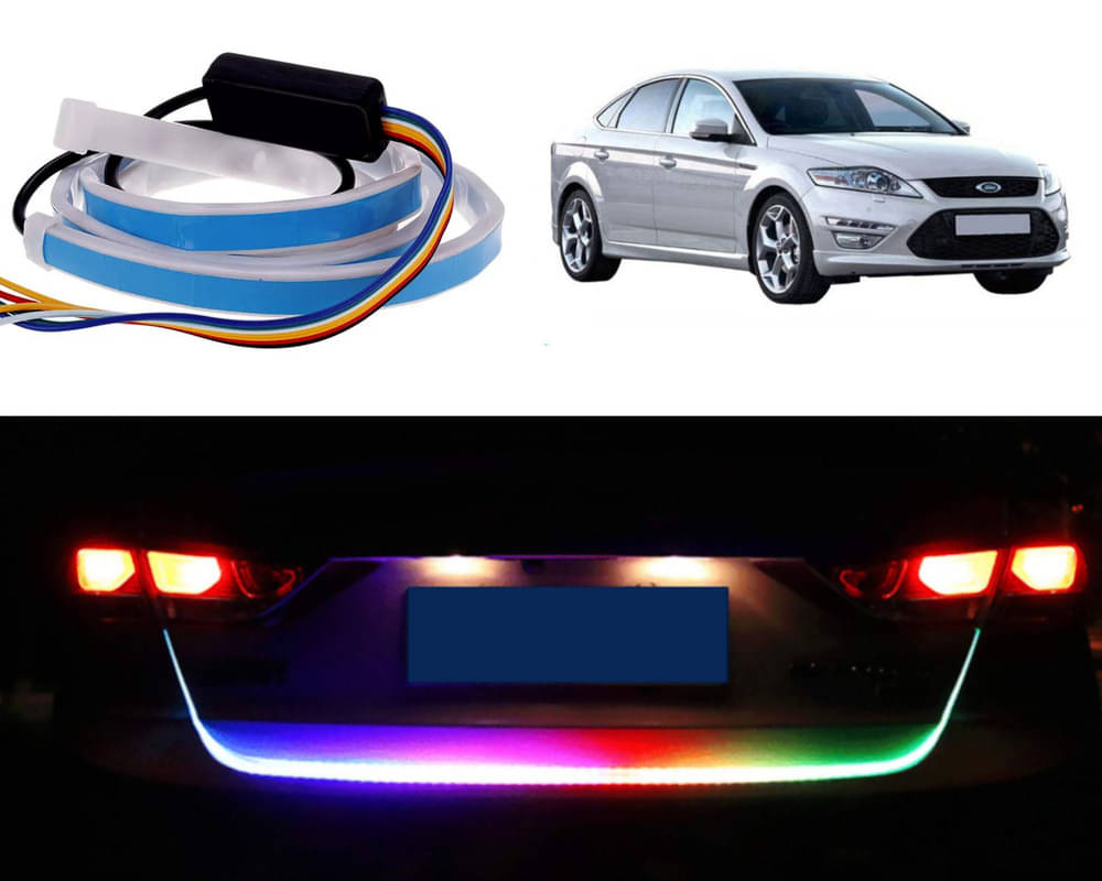 48Inch Ice Blue & Red DRL LED Brake with Side Turn Signal & Parking Indication Trunk,Boot,Dicky Light For Mondeo 48Inch Ice Blue & Red DRL LED Brake with Side Turn Signal & Parking Indication Trunk,Boot,Dicky Light For Mondeo