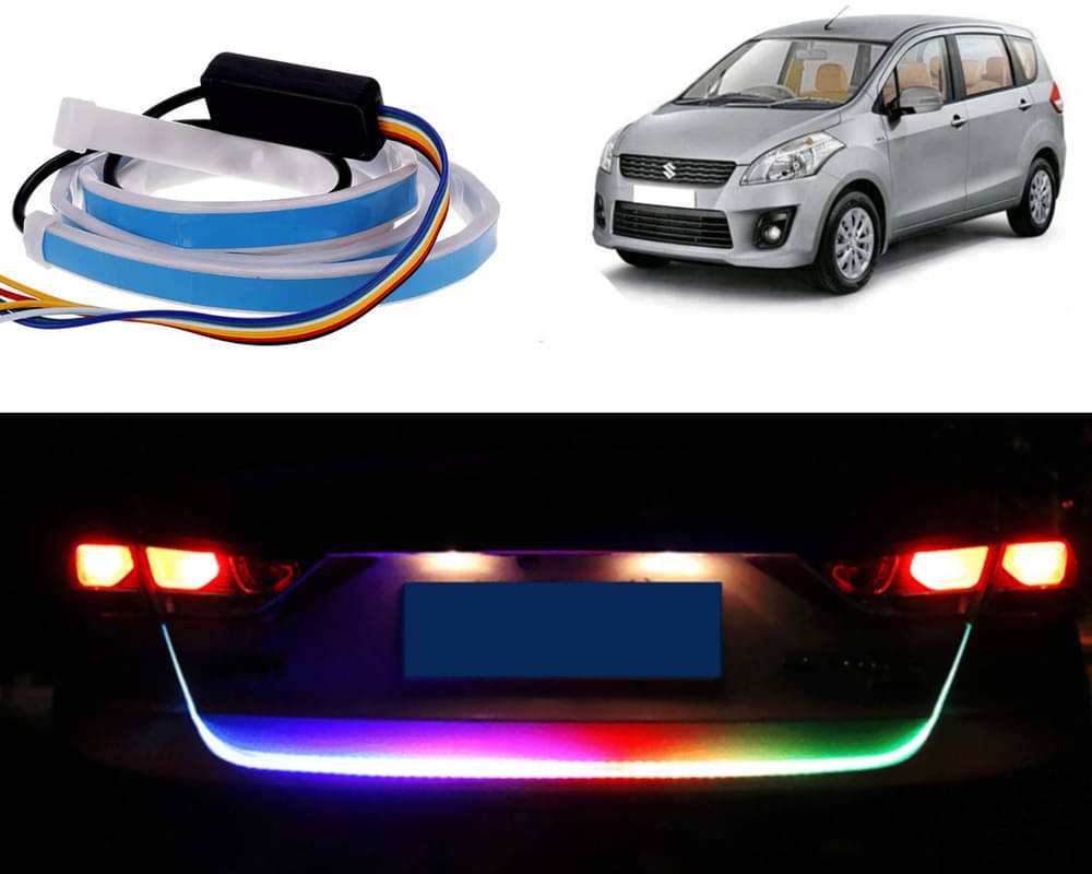 48Inch Ice Blue & Red DRL LED Brake with Side Turn Signal & Parking Indication Trunk,Boot,Dicky Light For Ertiga Type-1     			48Inch Ice Blue & Red DRL LED Brake with Side Turn Signal & Parking Indication Trunk,Boot,Dicky Light For Ertiga Type-1