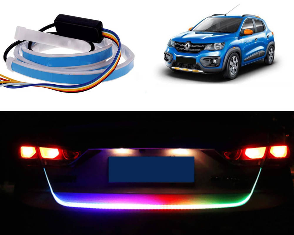     			48Inch Ice Blue & Red DRL LED Brake with Side Turn Signal & Parking Indication Trunk,Boot,Dicky Light For KWID Climber