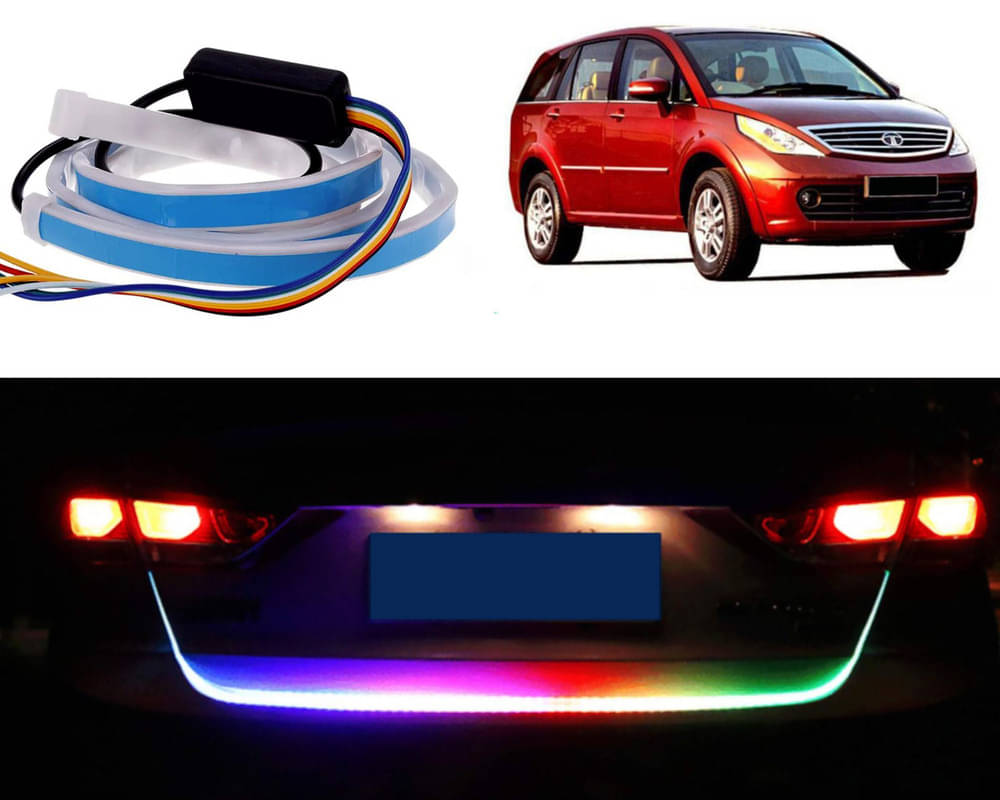 48Inch Ice Blue & Red DRL LED Brake with Side Turn Signal & Parking Indication Trunk,Boot,Dicky Light For Aria     			48Inch Ice Blue & Red DRL LED Brake with Side Turn Signal & Parking Indication Trunk,Boot,Dicky Light For Aria