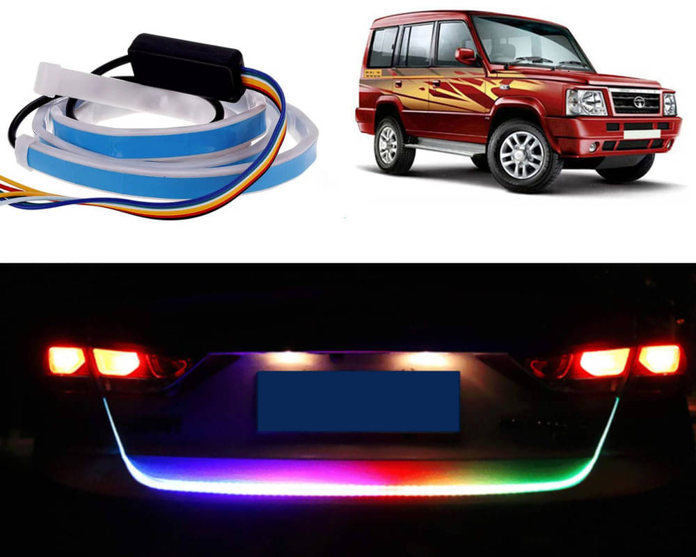48Inch Ice Blue & Red DRL LED Brake with Side Turn Signal & Parking Indication Trunk,Boot,Dicky Light For Sumo 48Inch Ice Blue & Red DRL LED Brake with Side Turn Signal & Parking Indication Trunk,Boot,Dicky Light For Sumo