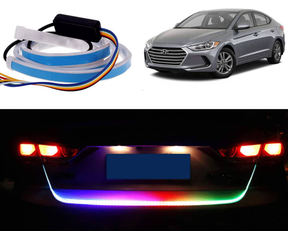 48Inch Ice Blue & Red DRL LED Brake with Side Turn Signal & Parking Indication Trunk,Boot,Dicky Light For Elantra 2017 48Inch Ice Blue & Red DRL LED Brake with Side Turn Signal & Parking Indication Trunk,Boot,Dicky Light For Elantra 2017